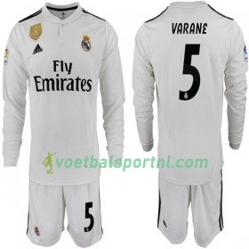 Real Madrid VARANE 5 Kind Thuis Tenue 2018-19 L/S